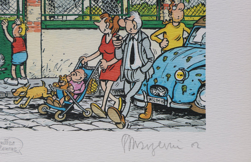Franck MARGERIN : Quartier Libre, Ex Libris signé