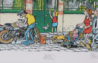 Franck MARGERIN : Quartier Libre, Ex Libris signé