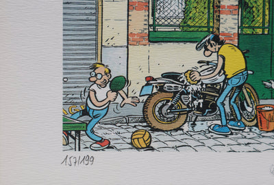 Franck MARGERIN : Quartier Libre, Ex Libris signé