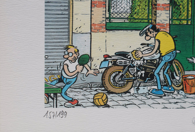 Franck MARGERIN : Quartier Libre, Ex Libris signé