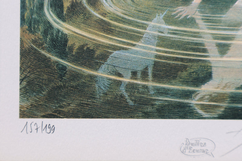 François SCHUITEN : Le Miroir des Mondes, Ex libris signé