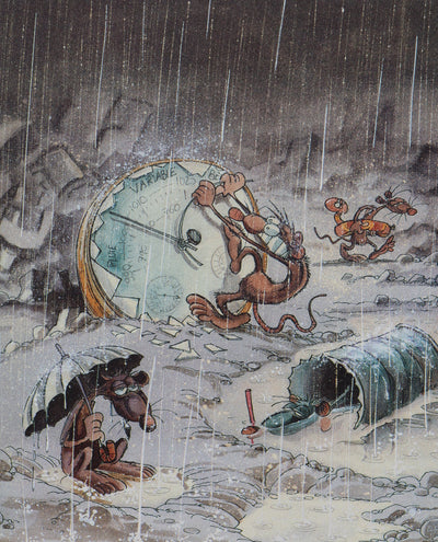 P'TILUC : Temps de Rat, Ex libris signé
