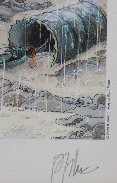 P'TILUC : Temps de Rat, Ex libris signé