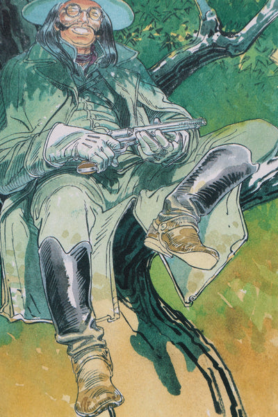 François BOUCQ : Le Tireur Souriant, Ex libris signé
