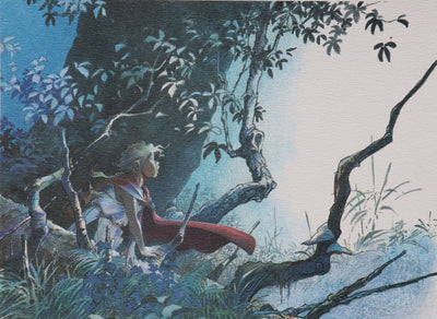 Régis LOISEL : Dans les bois, Ex libris signé
