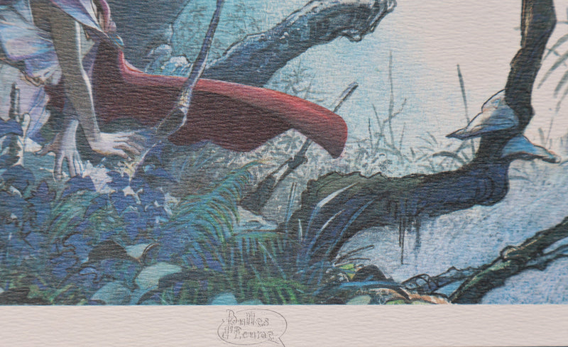 Régis LOISEL : Dans les bois, Ex libris signé