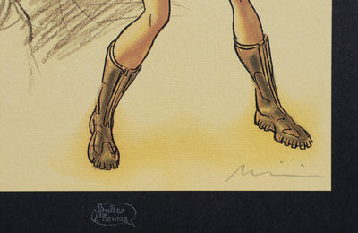 Enrico MARINI : Elle et l’Ombre, Ex libris signé