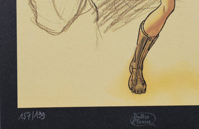 Enrico MARINI : Elle et l’Ombre, Ex libris signé