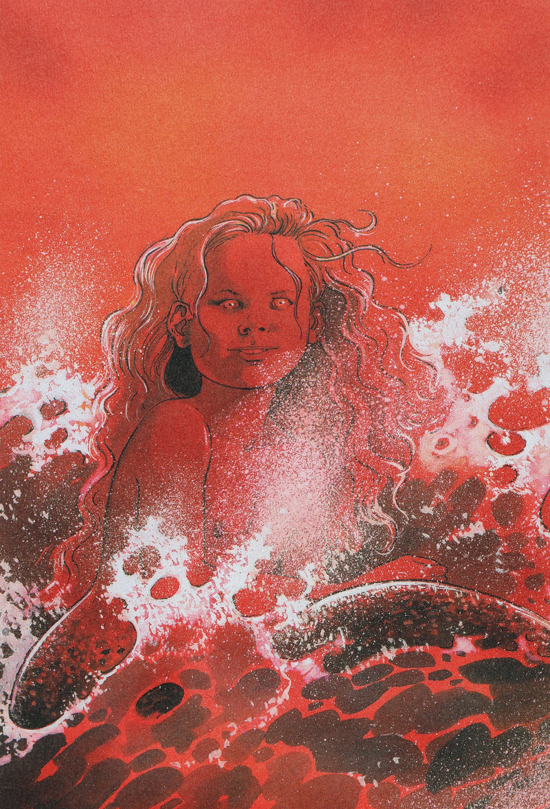 François BOURGEON : La Sirène Rouge, Ex libris signé