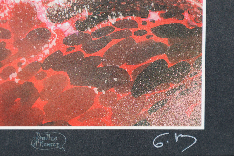 François BOURGEON : La Sirène Rouge, Ex libris signé