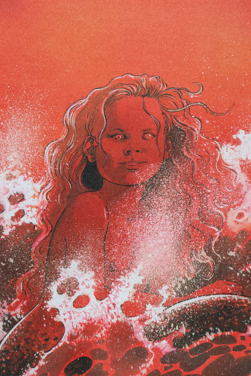 François BOURGEON : La Sirène Rouge, Ex libris signé