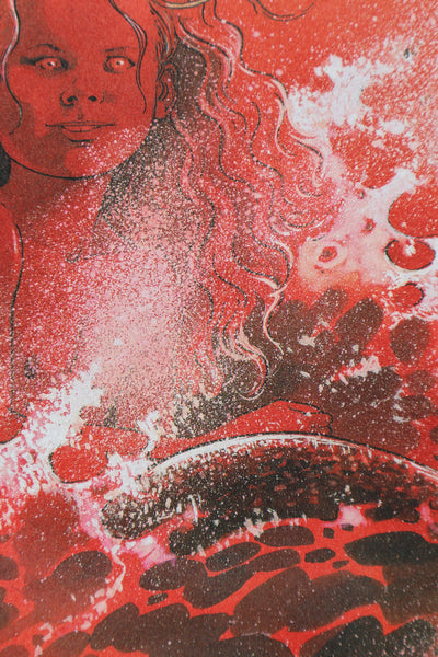 François BOURGEON : La Sirène Rouge, Ex libris signé
