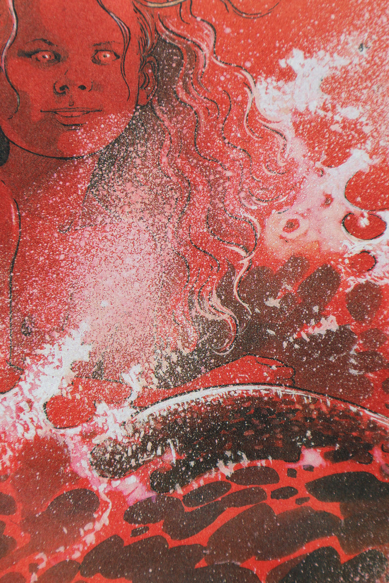 François BOURGEON : La Sirène Rouge, Ex libris signé
