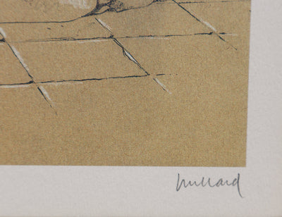 André JUILLARD : Après le Duel, Ex libris signé