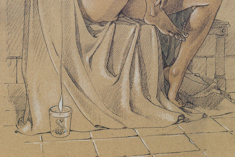 André JUILLARD : Après le Duel, Ex libris signé