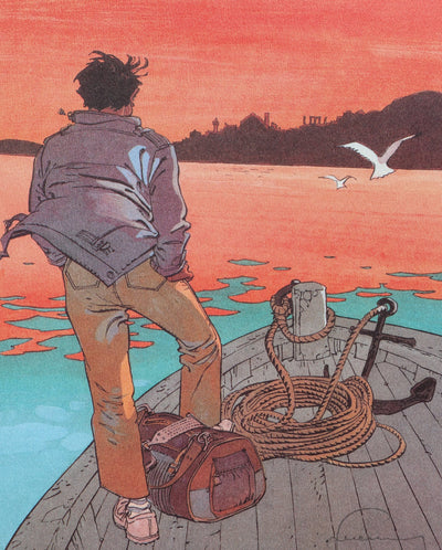 HERMANN : L’homme du large, Ex libris signé
