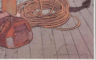 HERMANN : L’homme du large, Ex libris signé