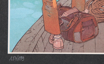 HERMANN : L’homme du large, Ex libris signé