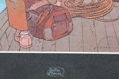 HERMANN : L’homme du large, Ex libris signé