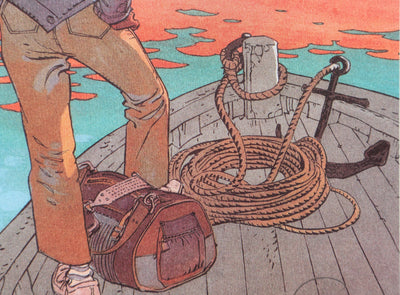 HERMANN : L’homme du large, Ex libris signé