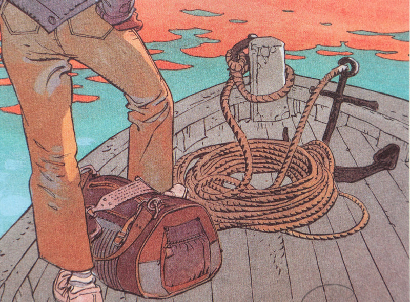 HERMANN : L’homme du large, Ex libris signé