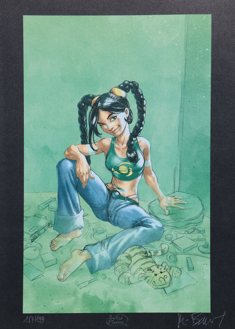 Philippe BUCHET : Nävis, Ex libris signé