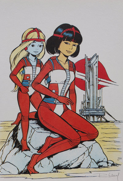 Roger LELOUP : Yoko Tsuno et Khâny, Ex libris signé