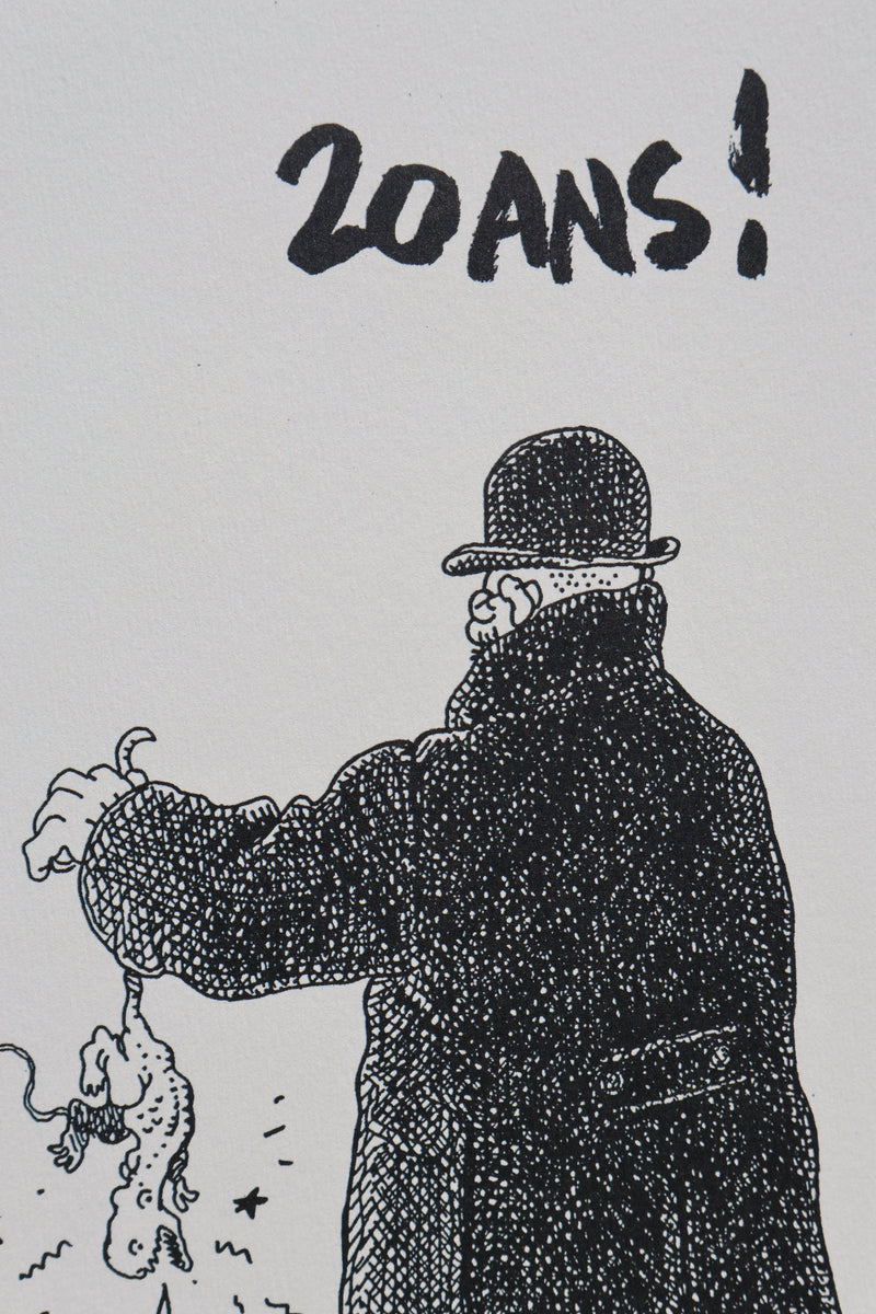 Jacques TARDI : 20 ans de Sapristi, Ex libris signé