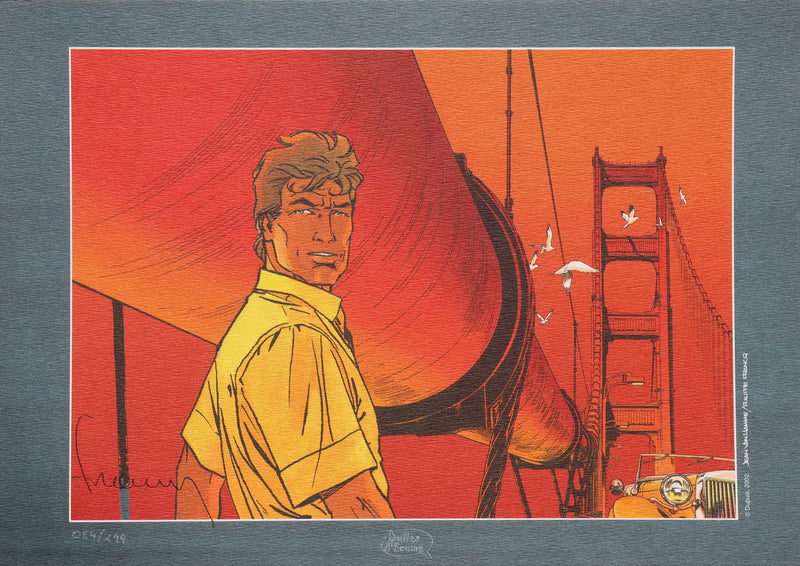 Philippe FRANCQ : Largo Winch, Ex libris signé