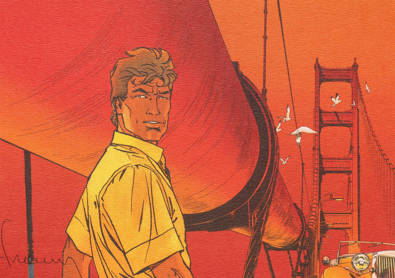 Philippe FRANCQ : Largo Winch, Ex libris signé