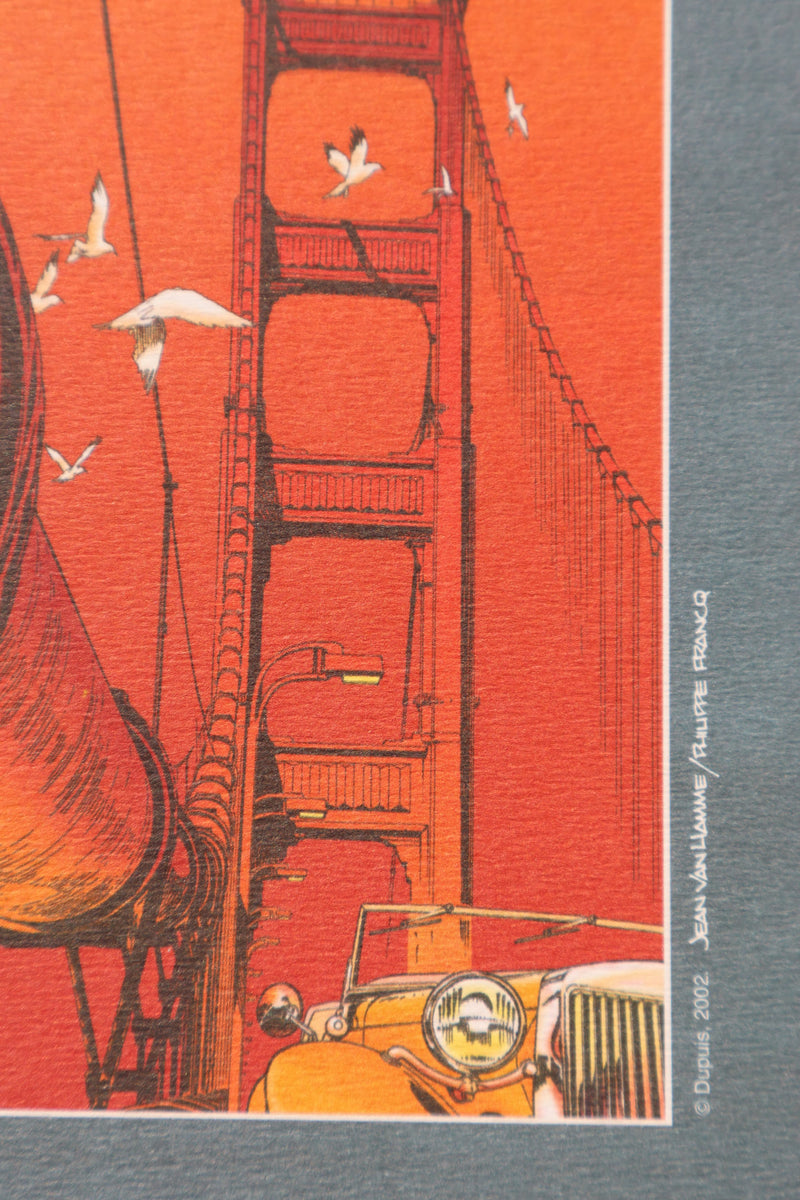 Philippe FRANCQ : Largo Winch, Ex libris signé