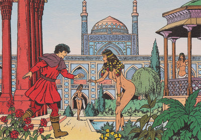 Gilles CHAILLET : Murmures au jardin, Ex libris signé