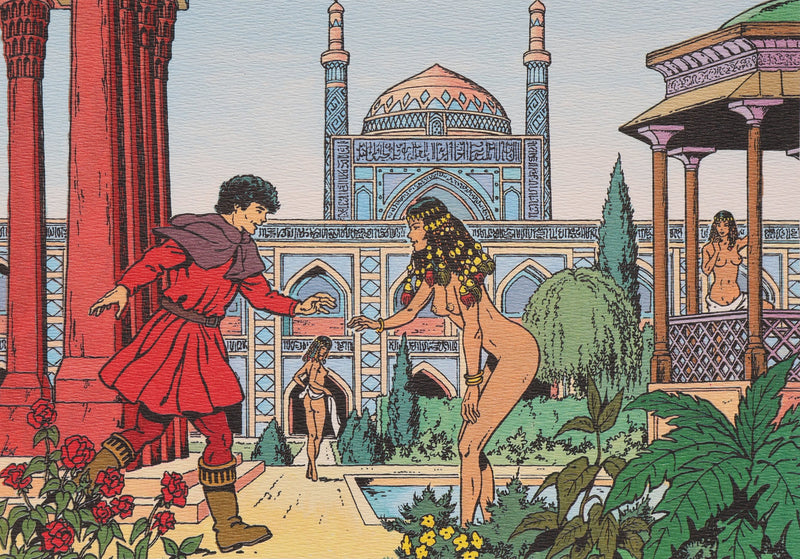 Gilles CHAILLET : Murmures au jardin, Ex libris signé