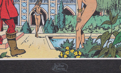 Gilles CHAILLET : Murmures au jardin, Ex libris signé