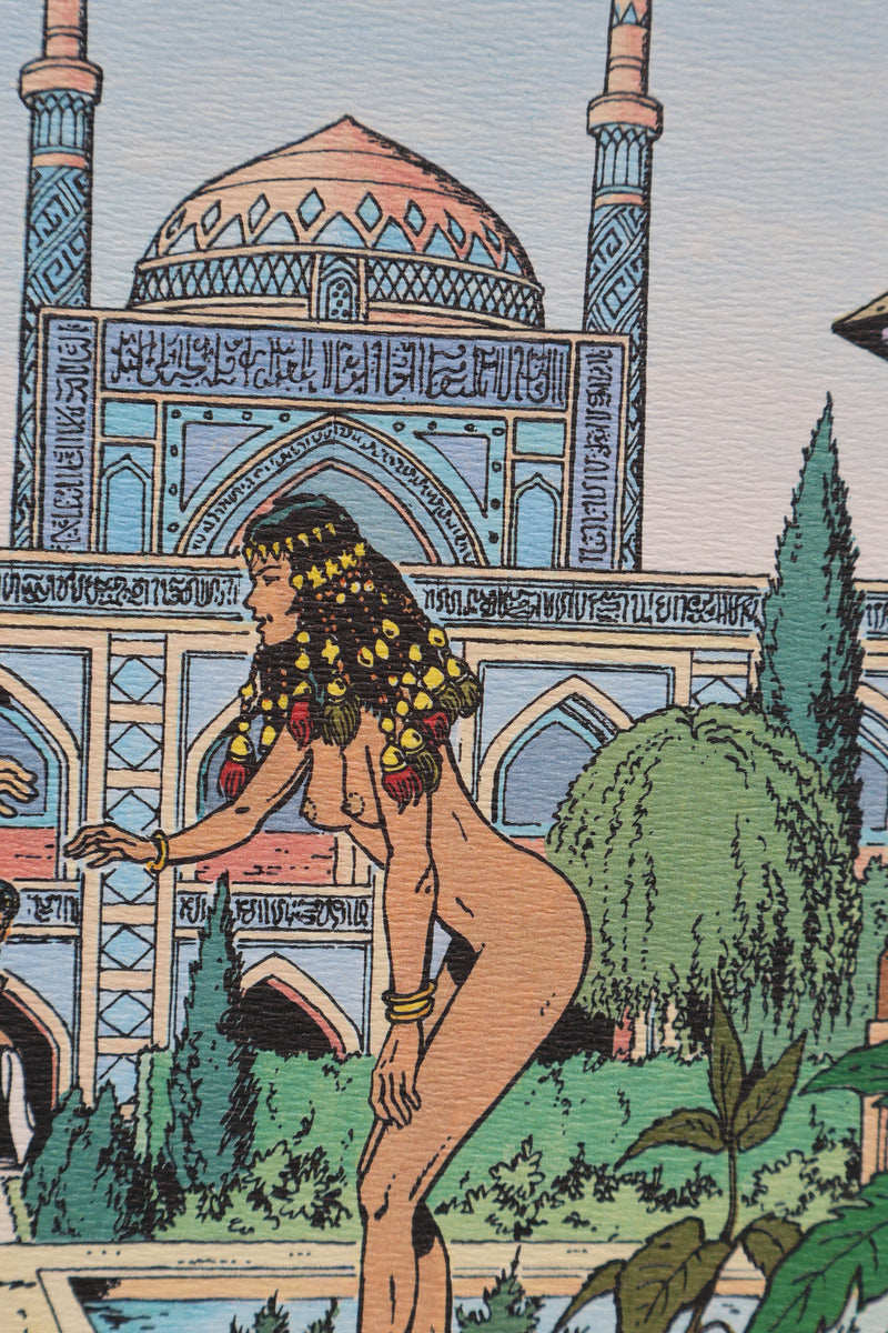 Gilles CHAILLET : Murmures au jardin, Ex libris signé