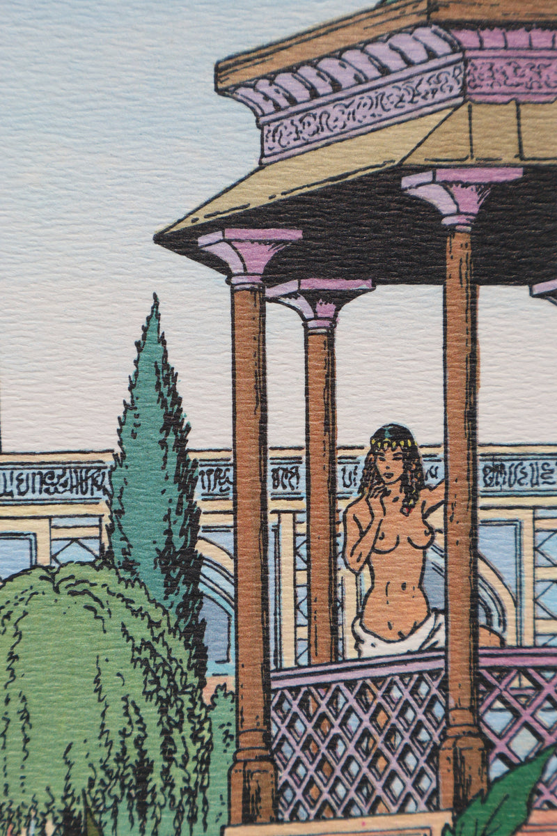 Gilles CHAILLET : Murmures au jardin, Ex libris signé