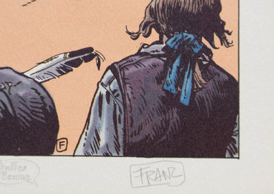 FRANZ : Île captive, Ex libris signé