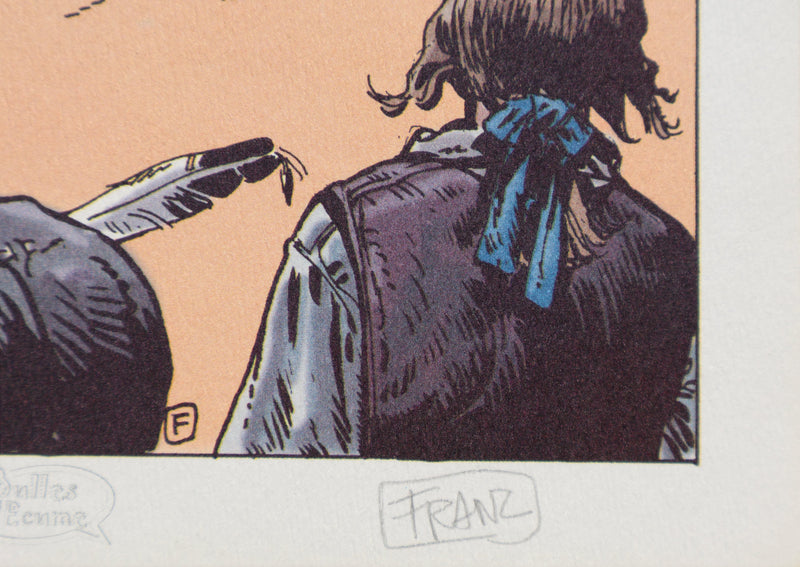 FRANZ : Île captive, Ex libris signé