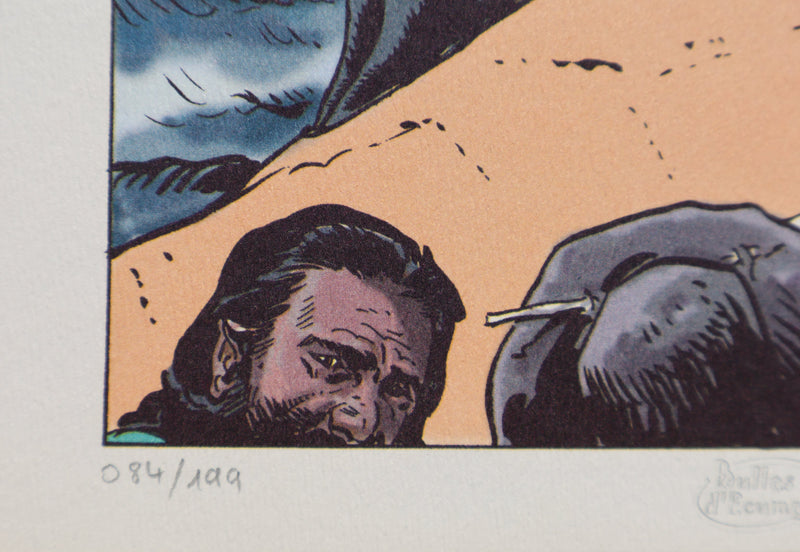 FRANZ : Île captive, Ex libris signé