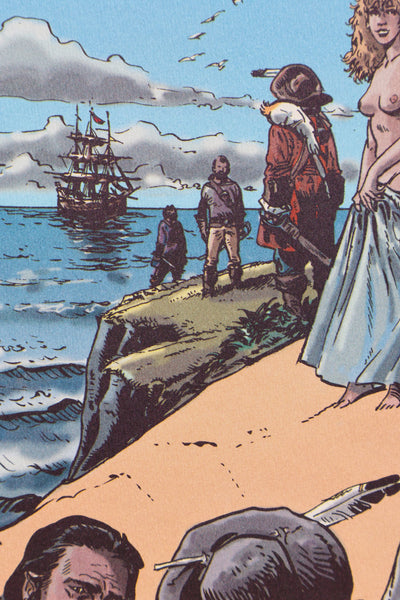 FRANZ : Île captive, Ex libris signé