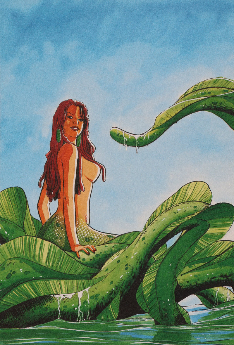 Serge FINO : Charme aquatique, Ex libris signé