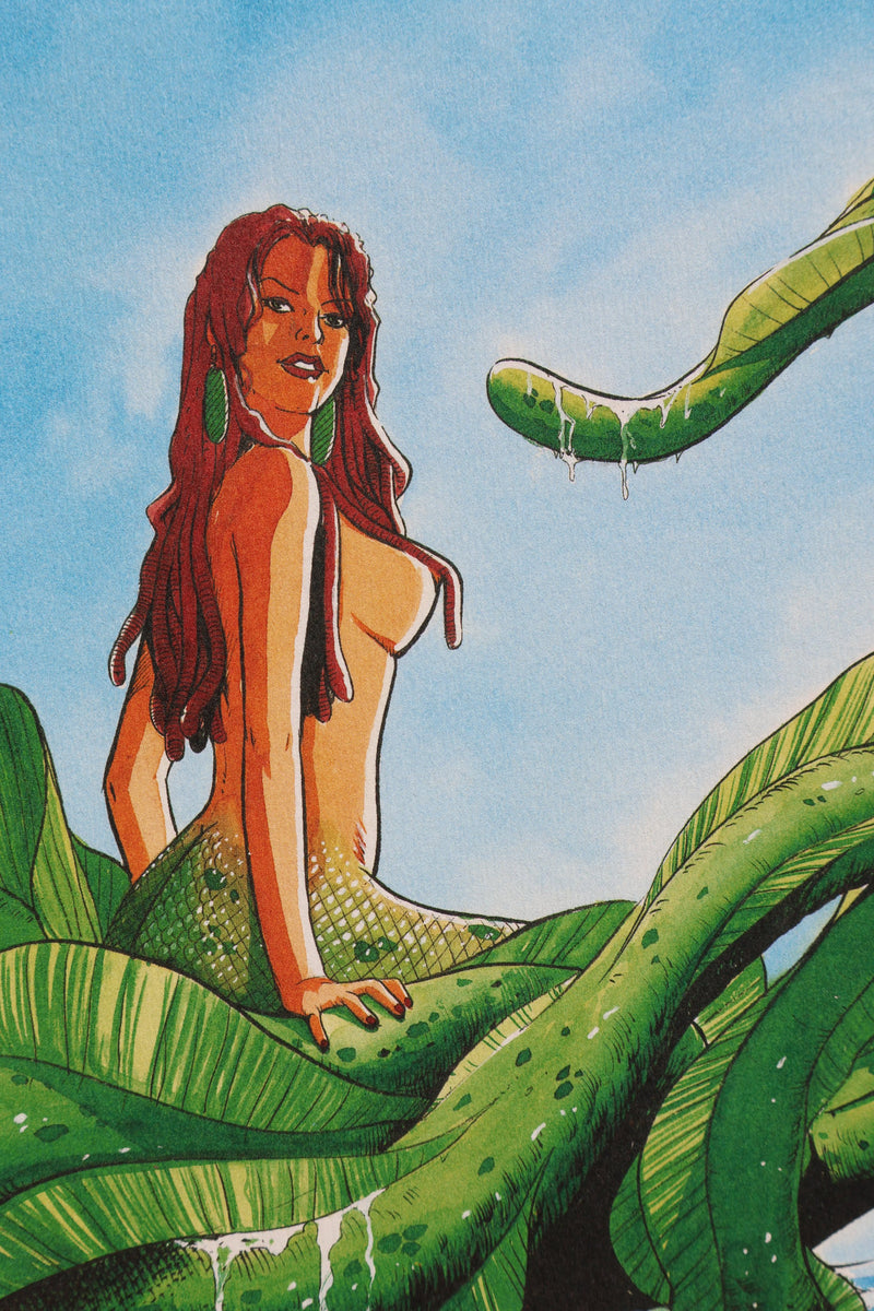 Serge FINO : Charme aquatique, Ex libris signé
