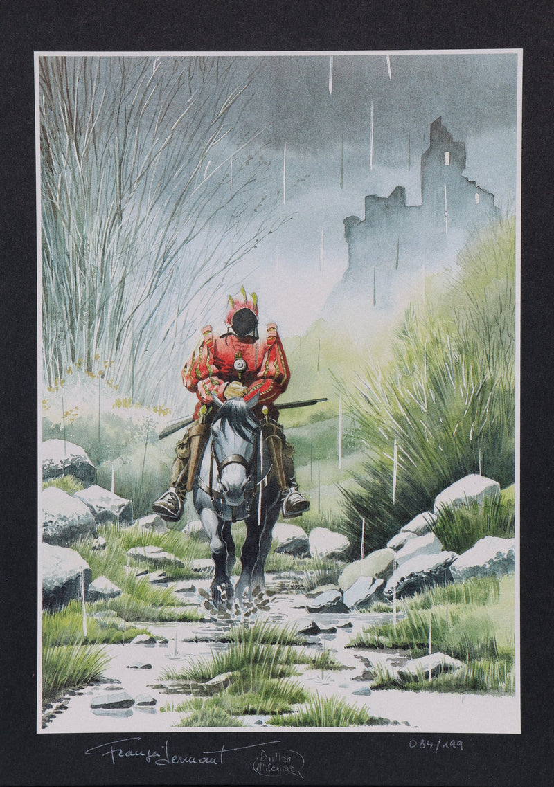 DERMAUT : Les Chemins de Malefosse, Ex libris signé