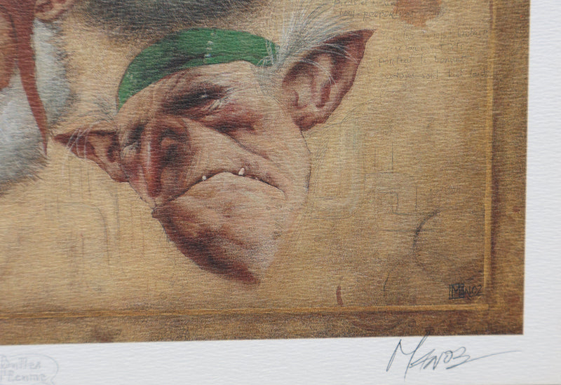 Emmanuel CIVIELLO : Les Gnomes, Ex libris signé