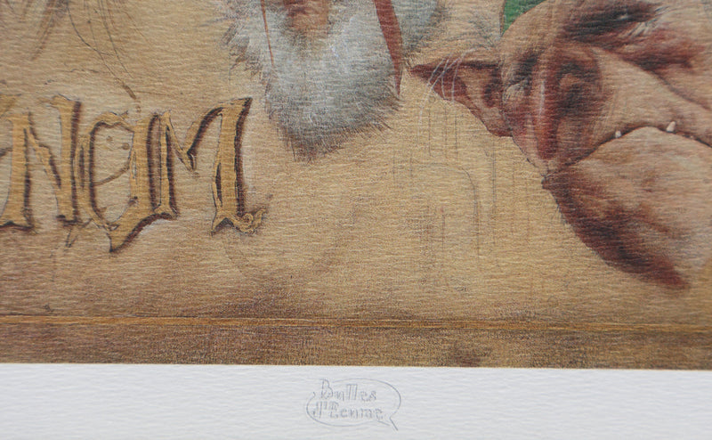 Emmanuel CIVIELLO : Les Gnomes, Ex libris signé