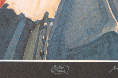 Enrico MARINI : Mejai, Ex libris signé