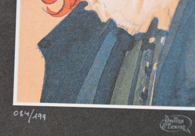 Enrico MARINI : Mejai, Ex libris signé