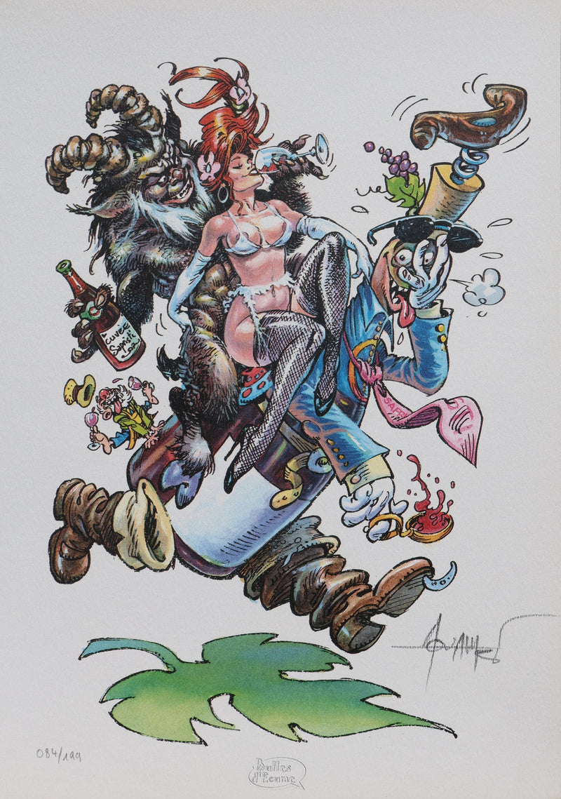 AOUAMRI : Ivresse Fantastique, Ex libris signé