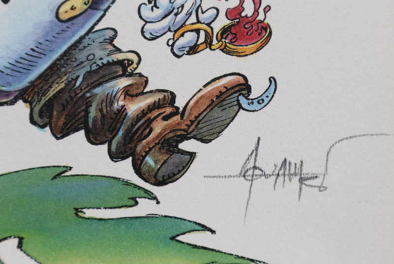 AOUAMRI : Ivresse Fantastique, Ex libris signé