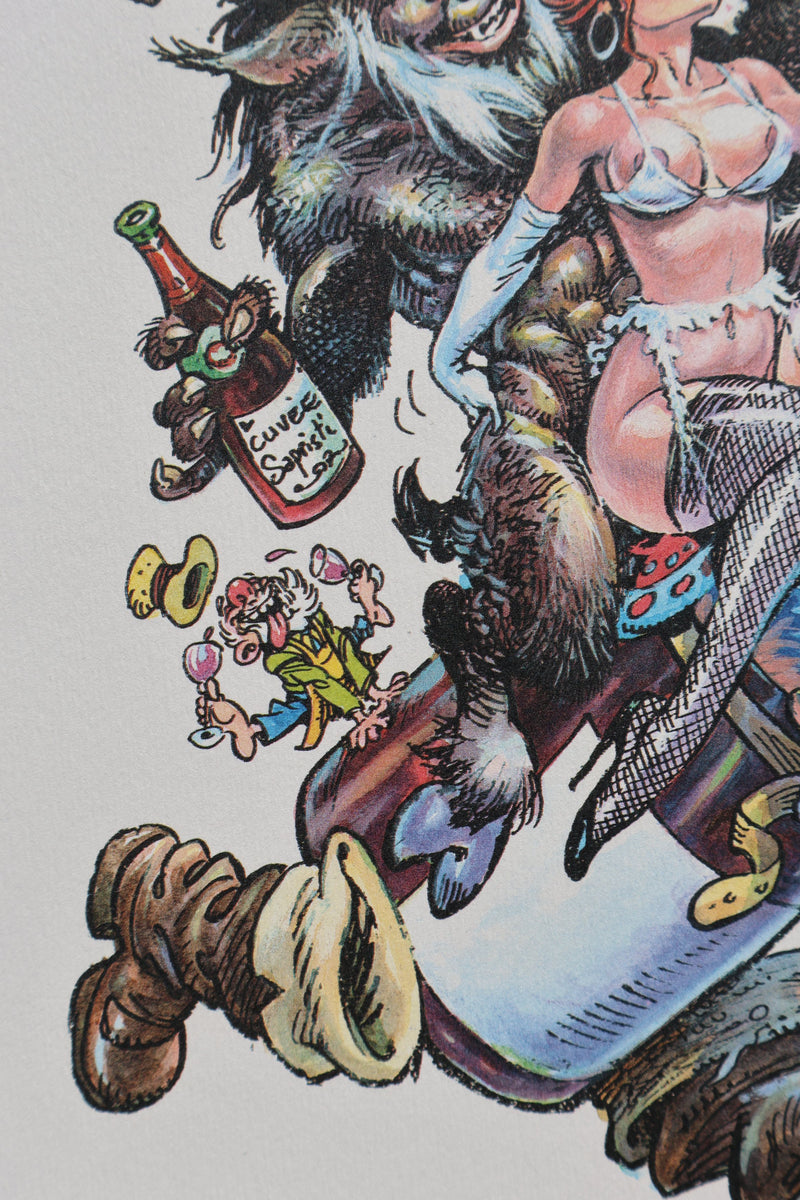 AOUAMRI : Ivresse Fantastique, Ex libris signé